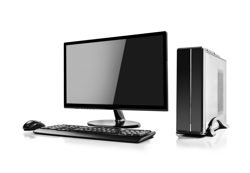 Vector image of a computer